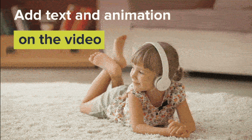 在Animatron 可為影片添加動畫或者文字