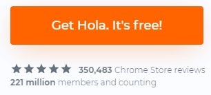Hola 在Chrome Web Store 的評價
