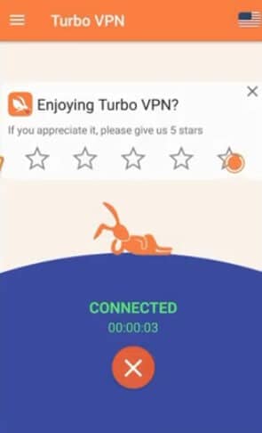 Turbo VPN完成連接！