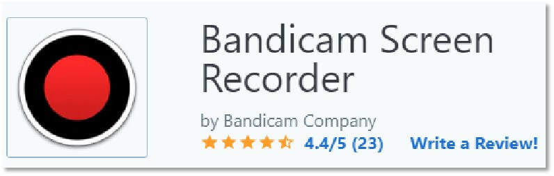 BandiCam的Capterra 評價