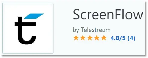 ScreenFlow 的Capterra 評價