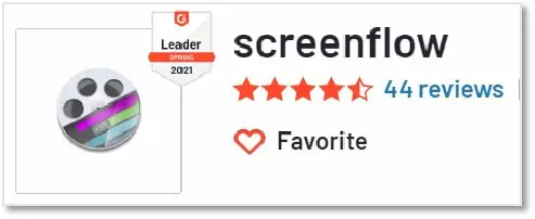ScreenFlow 的 G2 評價