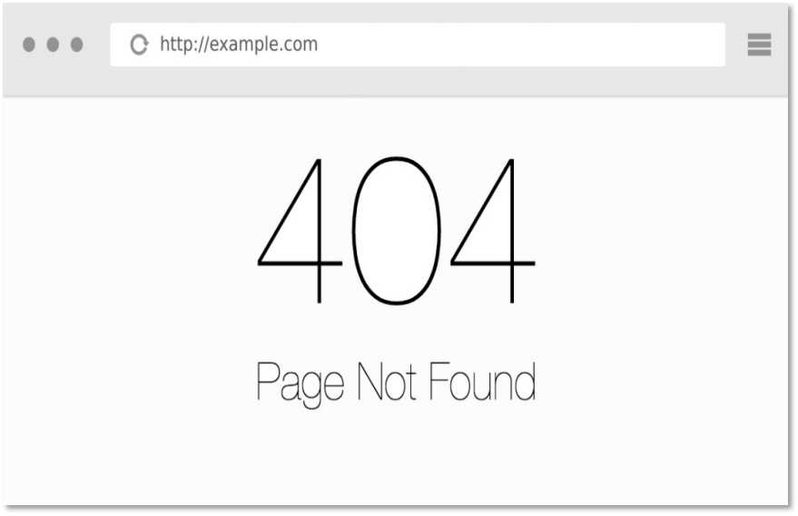 404頁面不存在錯誤