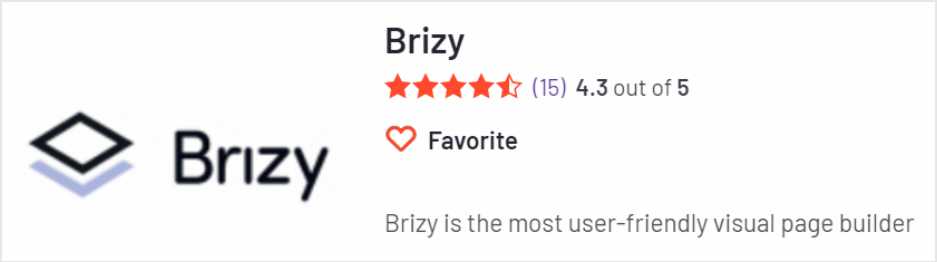 Brizy 在G2上的評價