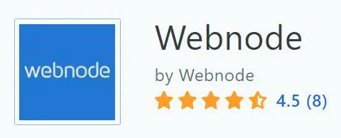 Webnode 在Capterra上的評價
