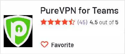 PureVPN在G2 上的評價