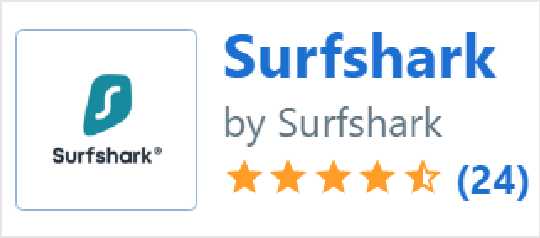 Surfshark在Capterra 上的評價