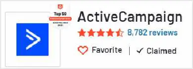 ActiveCampaign 在G2上的評價