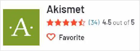 Akismet 在G2 的評價