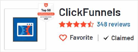 ClickFunnels 在G2上的評價