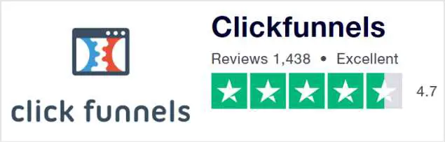 ClickFunnels 在Trustpilot上的評價