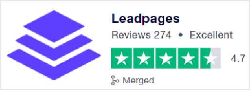 LeadPages 在Trustpilot 上的評價