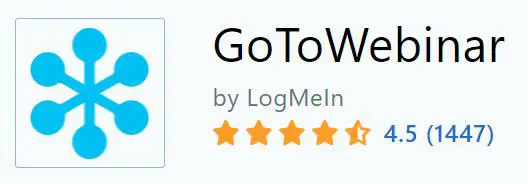 GoToWebinar 在Capterra上的評價